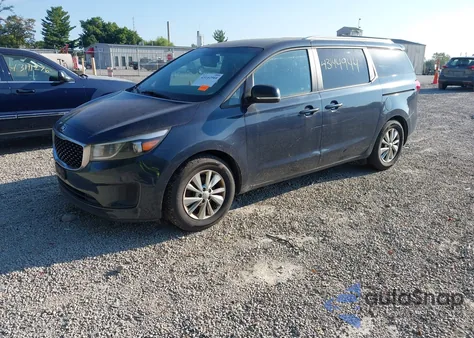 2016 Kia Sedona Lx z USA, uszkodzony, nr VIN KNDMB5C19G6196766